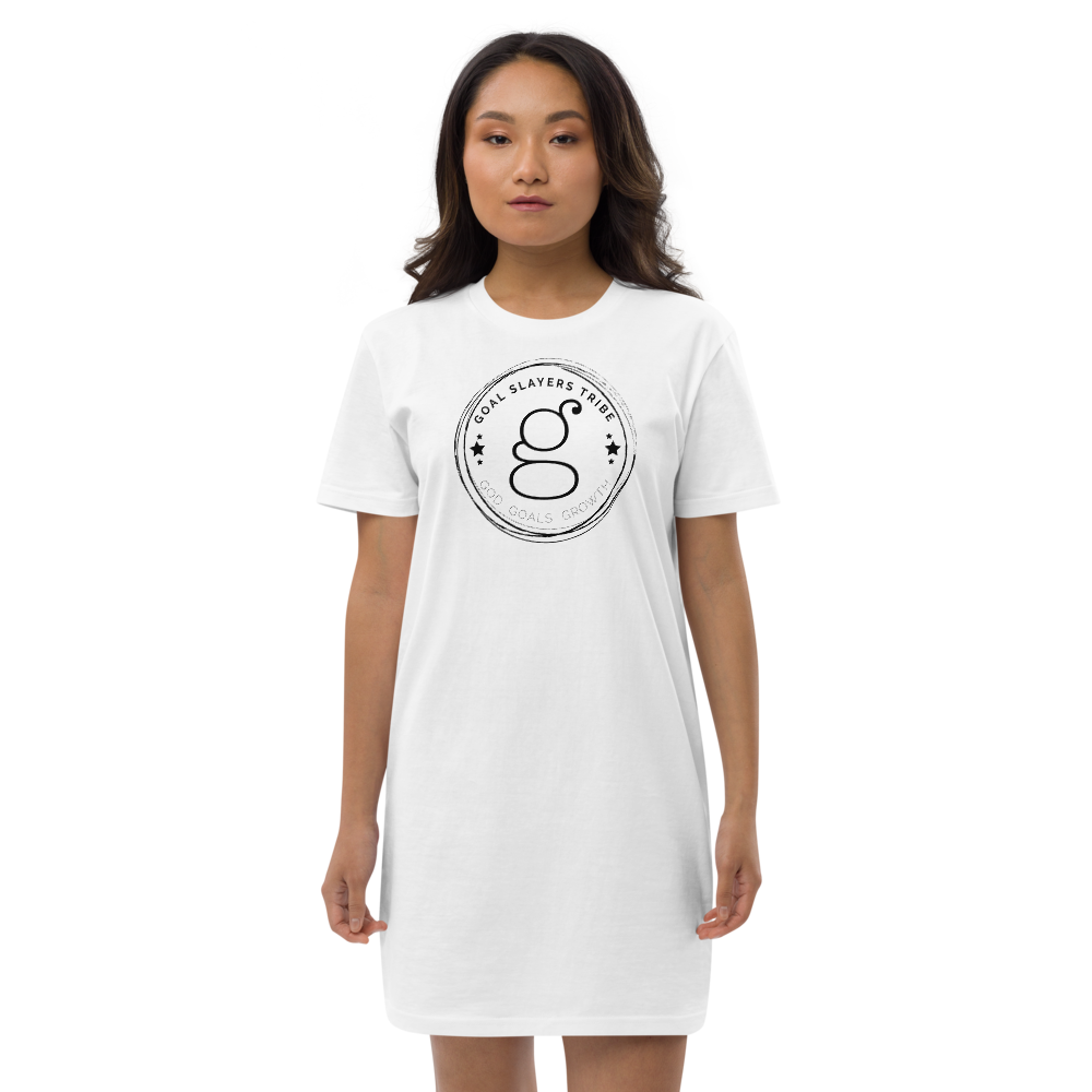 Goal Slayers Tribe: Black Logo Organic cotton t-shirt dress